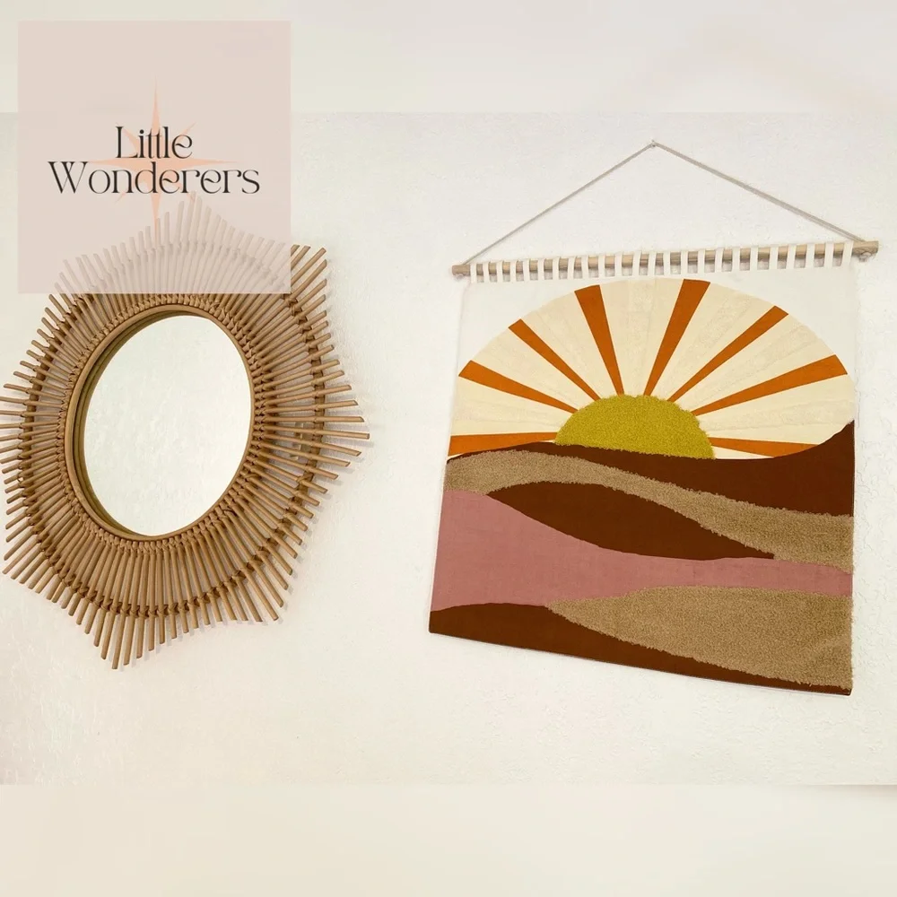 NEW Embroidered Sunshine Wall Tapestry Wall Decor Wall Art